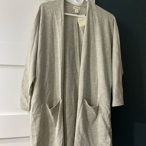 DONNI ribbed sweater coat